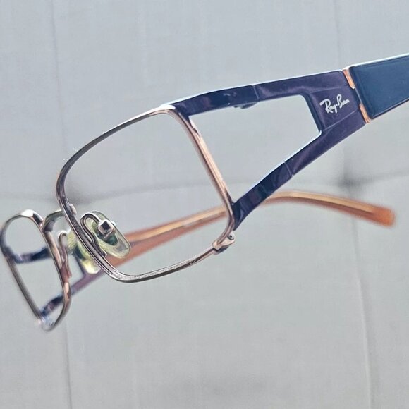 Ray-Ban Youth Eyeglasses Frame Titanium Brown Tone Glasses 47[]15 125 - Picture 3 of 11